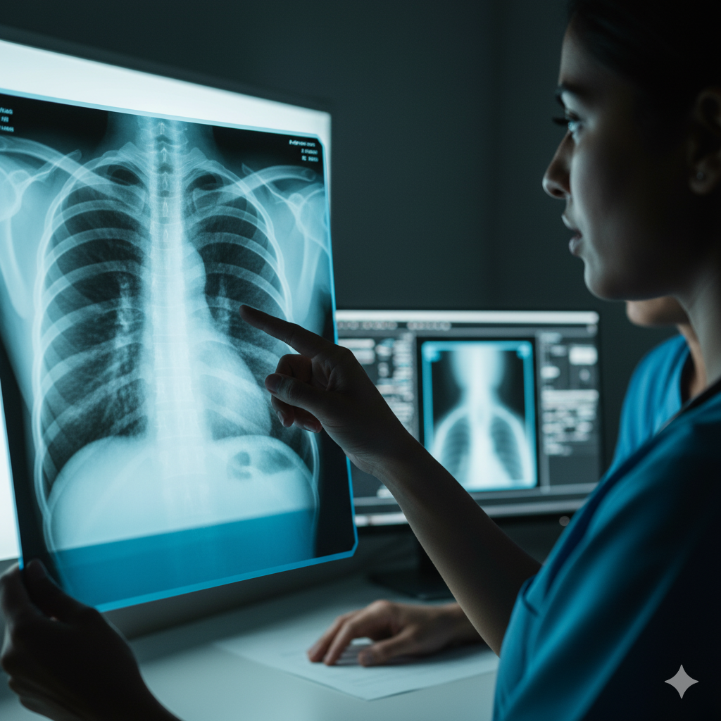 Doctor giving advice